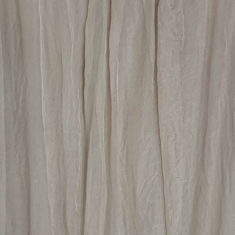 Elena Baldi tank style blouse.  Size L.  Color Beige. - Picture 3 of 11